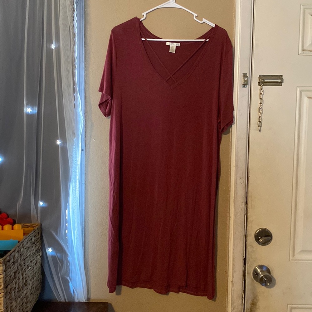 Boutique dress can be worn as a dress or a shirt